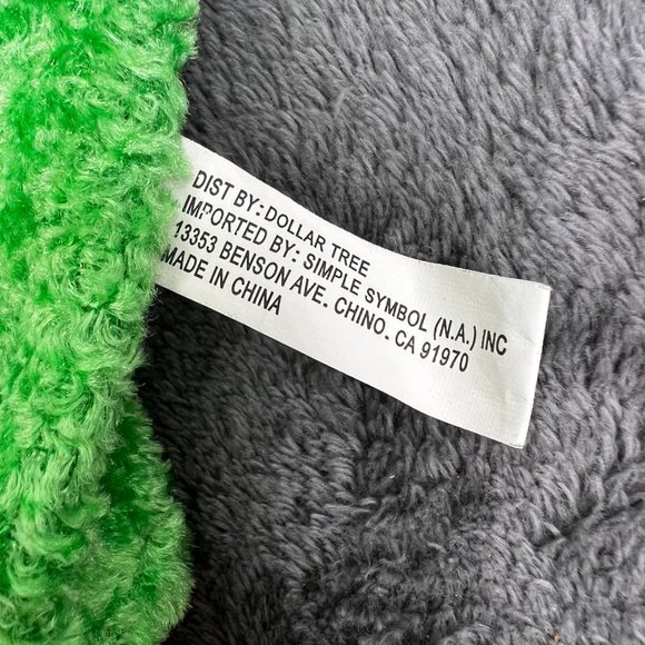 Vintage Dollar Tree Frog Hand Puppet Green Plush Stuffed Story Time - Picture 6 of 6